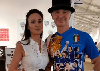 At ArtHamptons. Photo credit: @danspapers