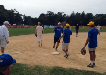 The Artists and Writers Game in East Hampton on Saturday.