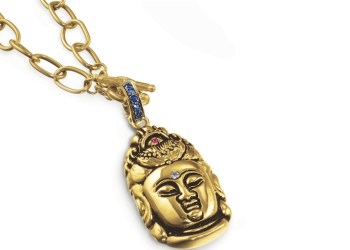 18-karat Green Gold Pretty Buddha.