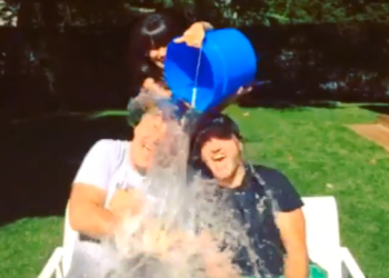Alec Baldwin and Greg Bello take the ALS Ice Bucket Challenge.