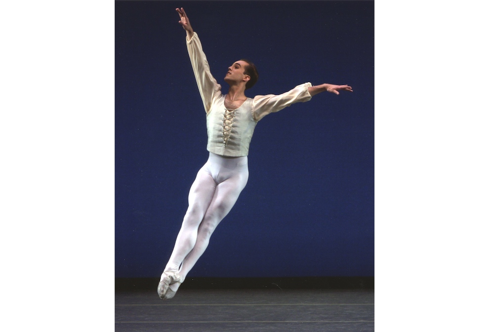 New York City Ballet principal male dancer Jared Angle. Choreography by George Balanchine © The George Balanchine Trust. Photo credit: © Paul Kolnik