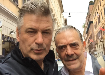 Alec Baldwin posing with 