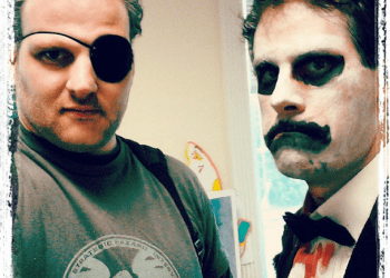 Halloween at the Dan's Papers office.