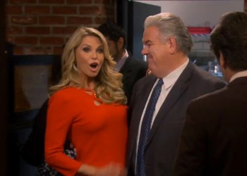 Christie Brinkley, Jim O'Heir and Nick Offerman