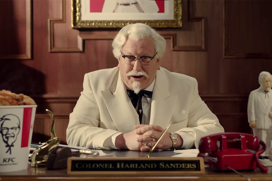 Darrell Hammond at Colonel Sanders.