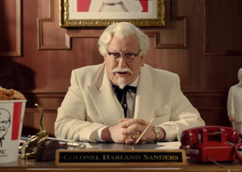 Darrell Hammond at Colonel Sanders.