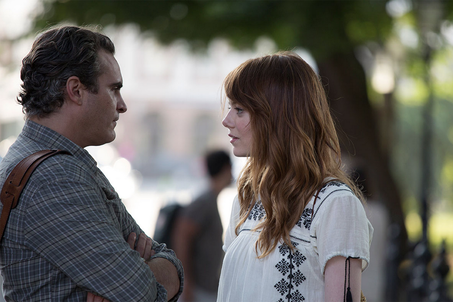 Joaquin Phoenix and Emma Stone in Woody Allen's The Irrational Man