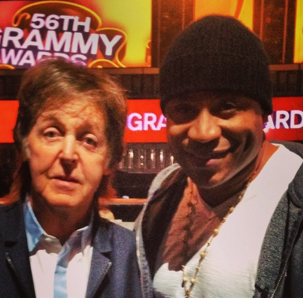 Paul McCartney and Grammys host LL Cool J.