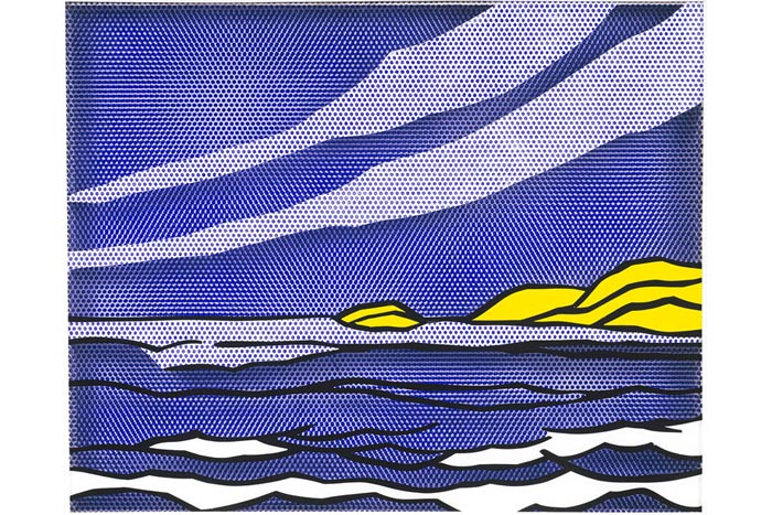"Sea Shore" by Roy Lichtenstein