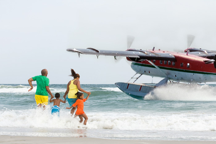 Sea Plane Beach Landing