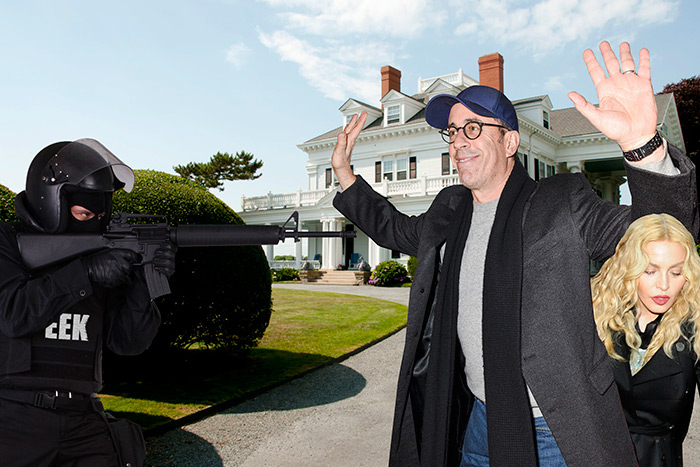 EEK takes down Jerry Seinfeld and Madonna in the Hamptons