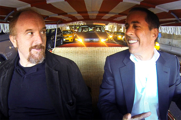 Louis CK and Jerry Seinfeld in Comedians in Cars Getting Coffee on Crackle