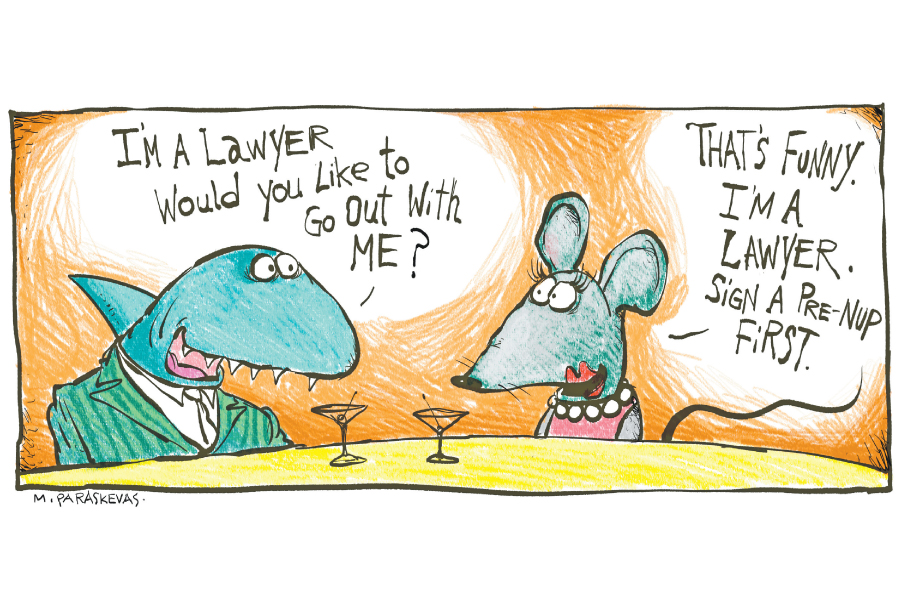 Shark Cartoon By Mickey Paraskevas