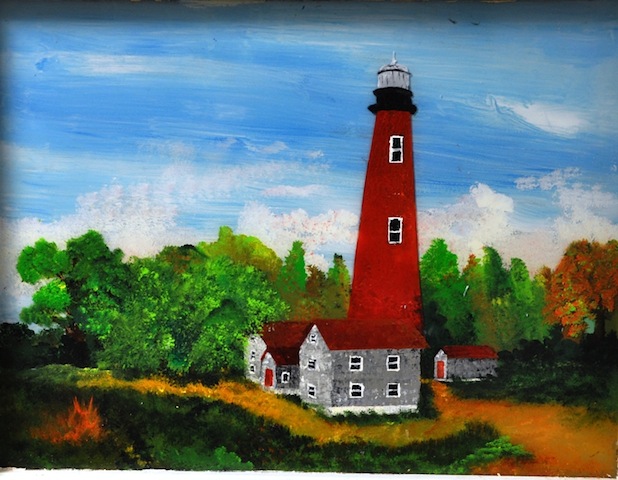 Shinnecock Lighthouse painting by Don Wilson