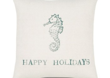 Shoptilhappy holidays pillow
