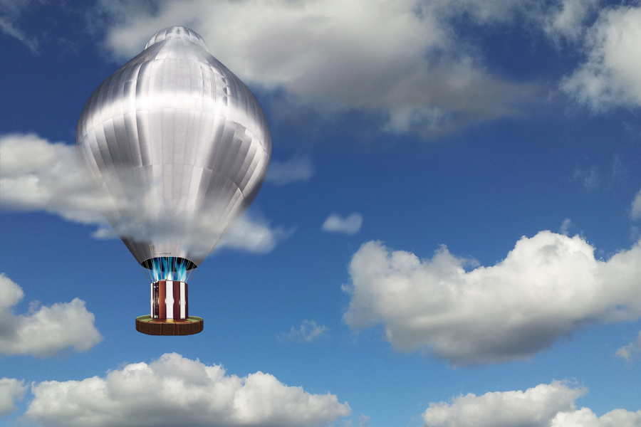 Derwood Hodgegrass' Sky-Lysium 1.0 balloon