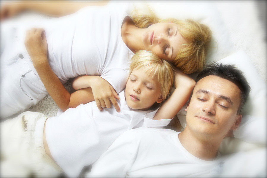 Sleeping Family Find your blissful sleep