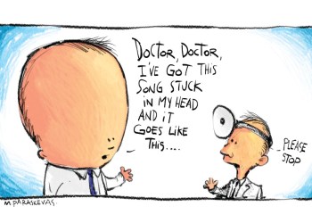 Song Cartoon By Mickey Paraskevas