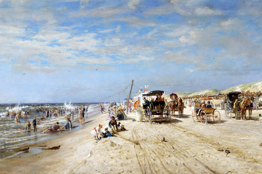 East Hampton Beach by Edward Lamson Henry (1841–1919)