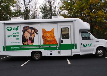 ARF's new spy and neuter van.