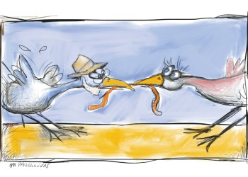 Standby Cartoon by Mickey Paraskevas