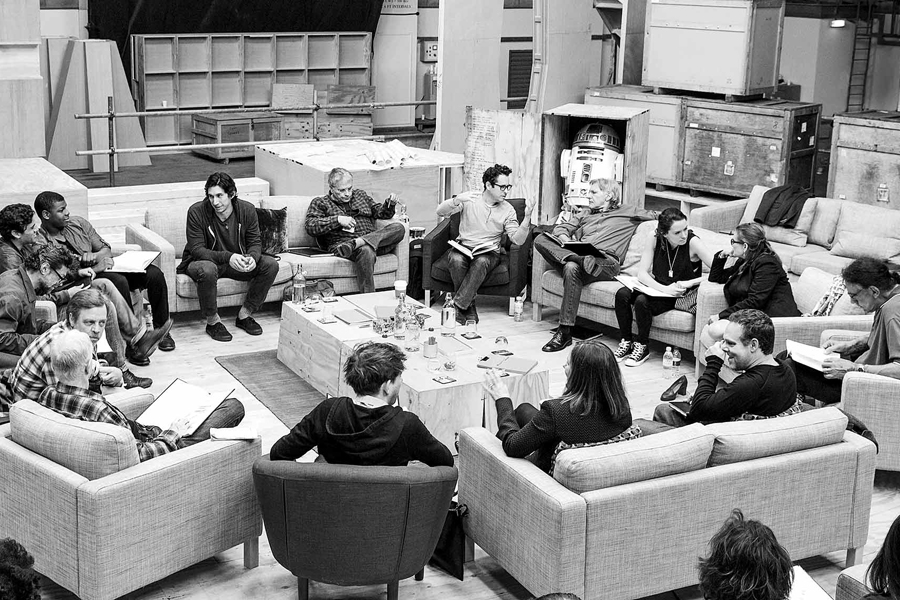 Star Wars Episode VII Cast Photo