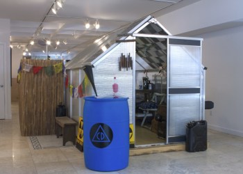 Artist Survival Shack, 2012-2013 by Adam Stennett