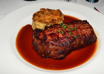 Red|Bar Brasserie strip steak