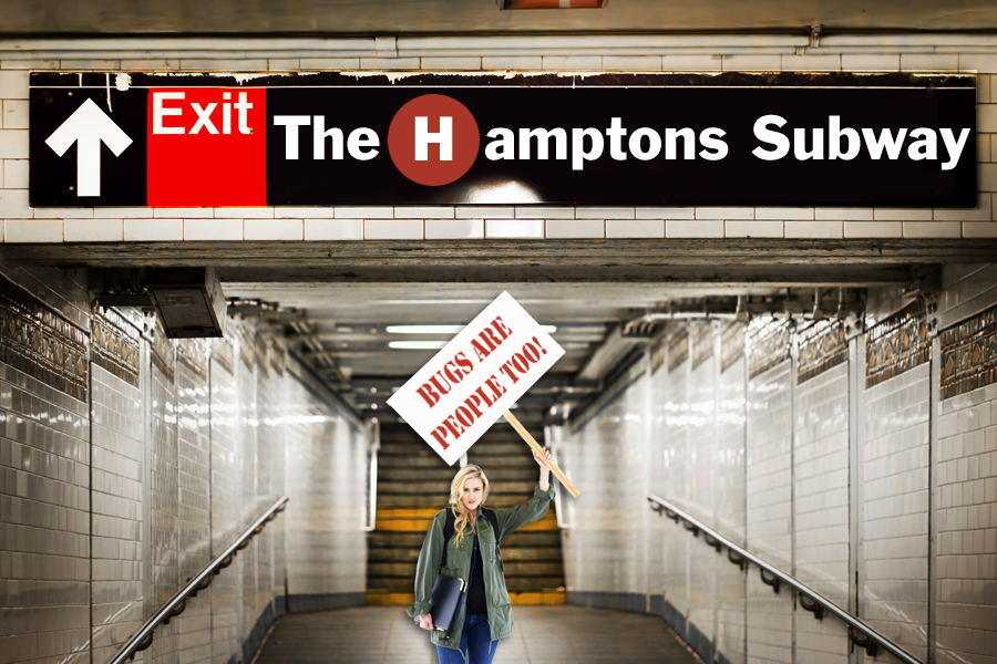 Hamptons Subway Bug Protest