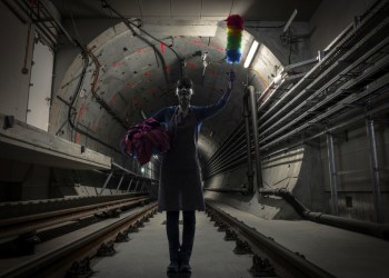 Hamptons Subway cleaners received penguin feather dusters this week