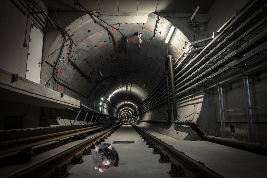 Hamptons Subway Rat Tunnel