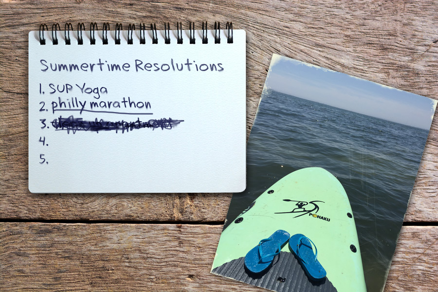 Write down your summertime resolutions for 2015!