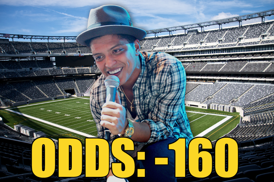 Super Bowl XLVIII Odds Bruno Mars