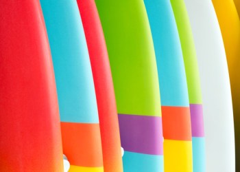Surfboards Abstract Colorful