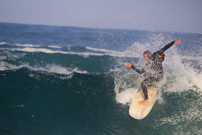 surfer in full suit