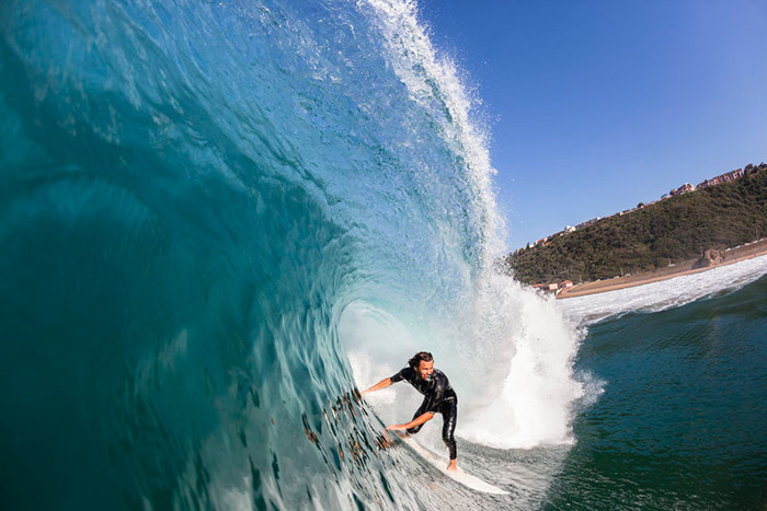 Surfing a killer wave