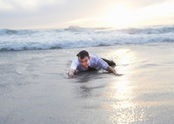 The survival instinct takes over!