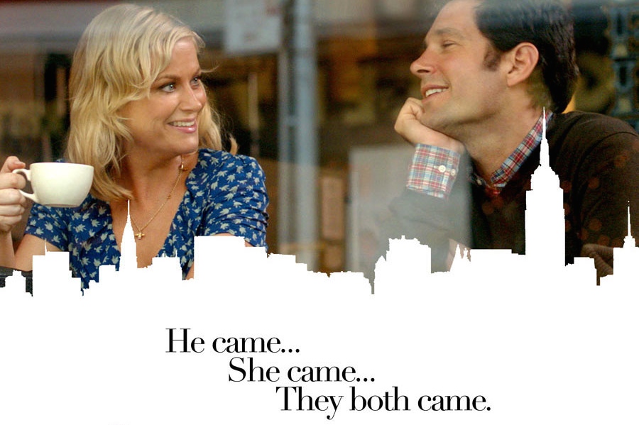 Amy Poehler and Paul Rudd in "They Came Together" by director David Wain.
