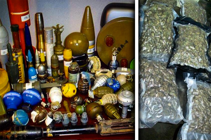 Inert munitions and marijuana are typical finds on the TSA Instagram account