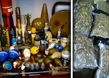 Inert munitions and marijuana are typical finds on the TSA Instagram account