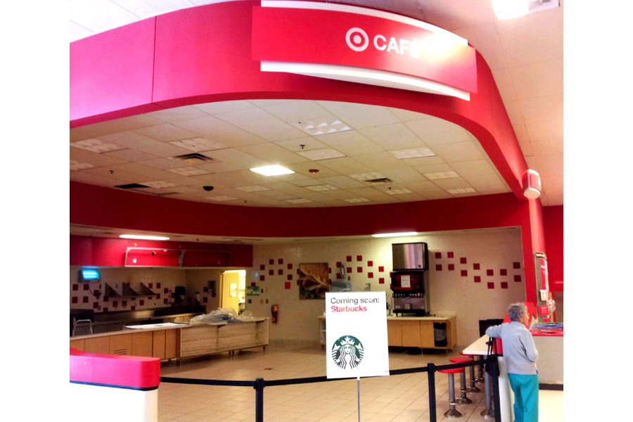 Starbucks in Target Riverhead store