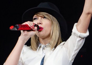 Taylor Swift performing on her Red Tour in Malaysia