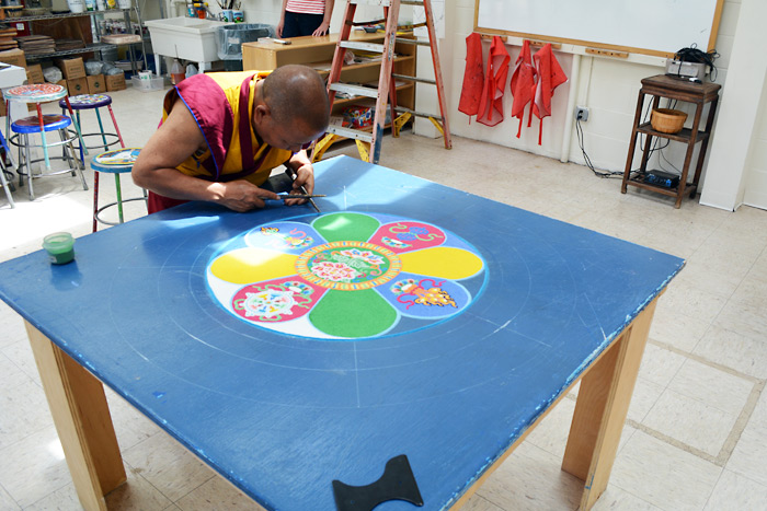 Buddhist Lama Tenzin Yignyen at Ross School