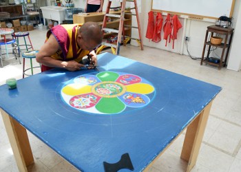 Buddhist Lama Tenzin Yignyen at Ross School