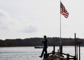 Text-walking is hazardous on Shelter Island