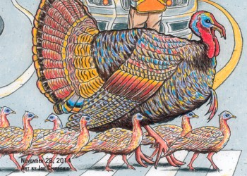 Dan's Papers cover art (DETAIL) by Joe Chierchio