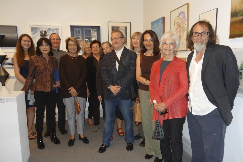 The Guild Hall Members Exhibition artists.