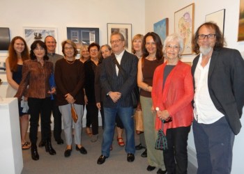 The Guild Hall Members Exhibition artists.
