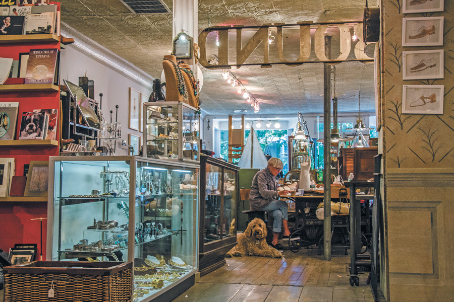 Inside the Antique Shop in Bridgehampton