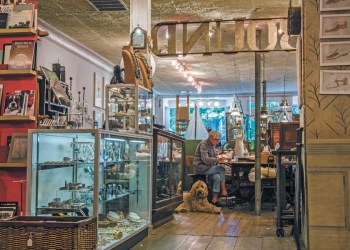 Inside the Antique Shop in Bridgehampton